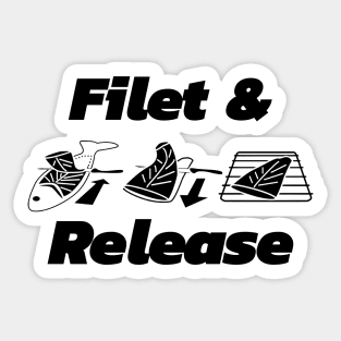 Filet & Release Sticker